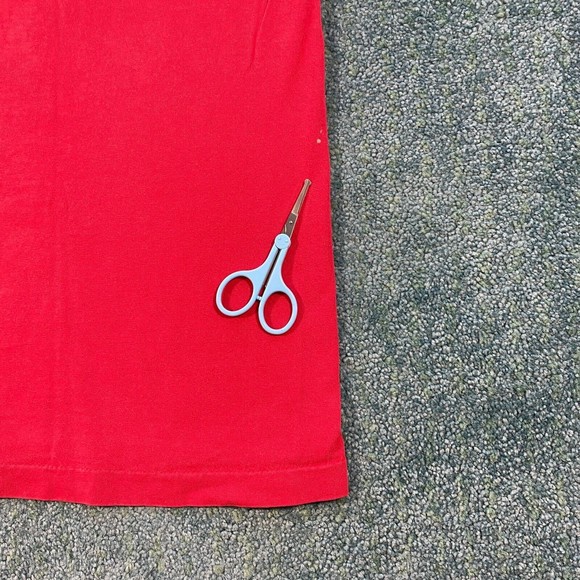 VINTAGE Disney Designs Mickey Mouse Shirt Adult 2XL Red 90s VTG Mens DISTRESSED - Picture 11 of 14